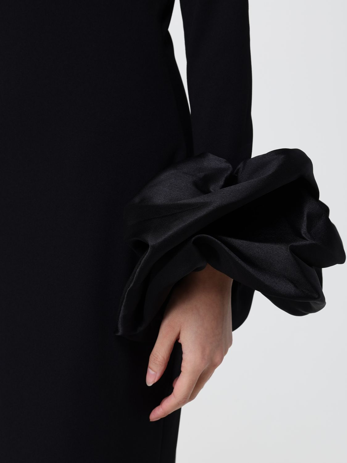 [Solace London] Long sleeve dress SS26 OS46050 BLACK