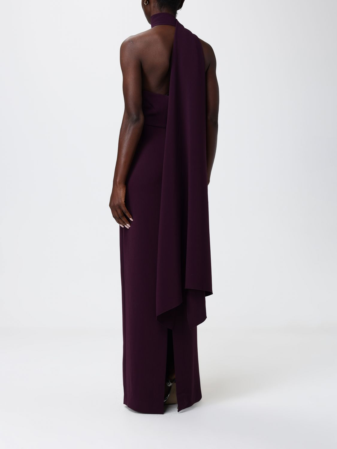 [Solace London] Sleeveless dress SS26 OS38011 PLUM