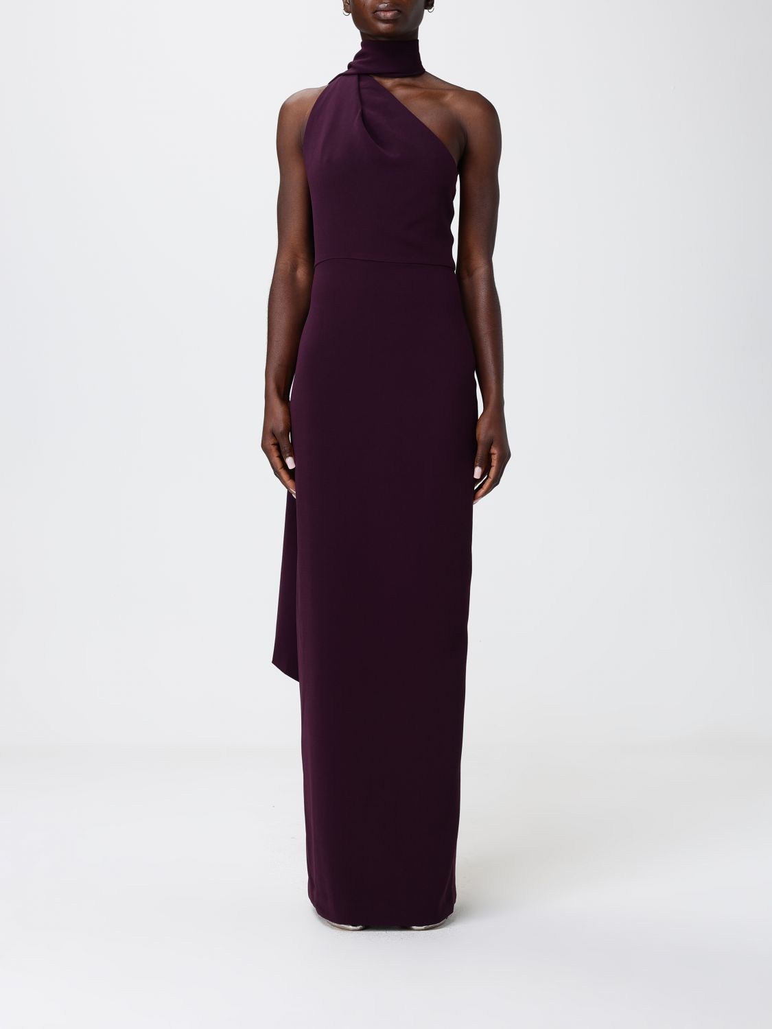 [Solace London] Sleeveless dress SS26 OS38011 PLUM