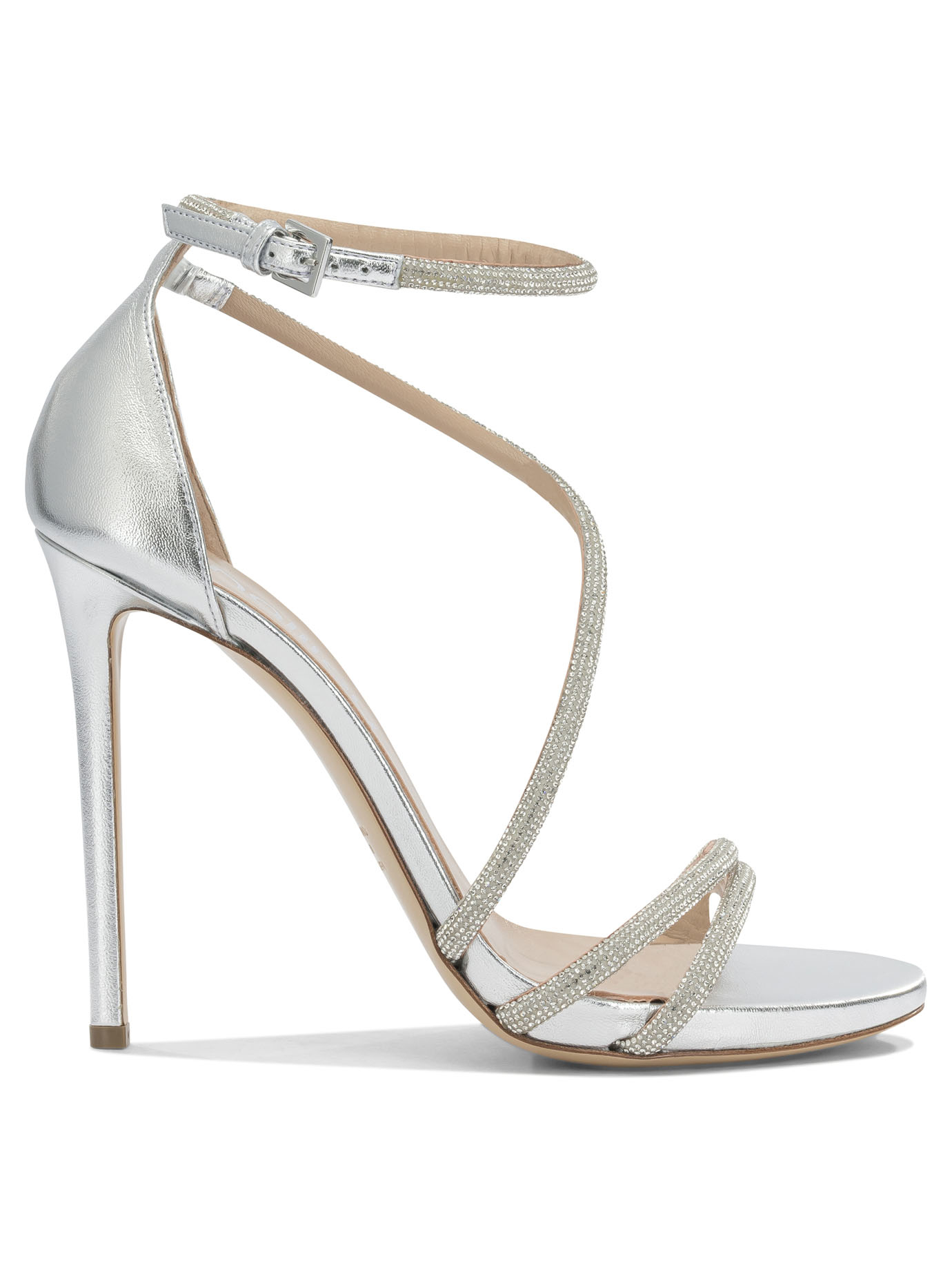 [Ninalilou] Sandals SS26 361043MCNAPPA LAMINATO ARGENTO