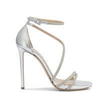 [Ninalilou] Sandals SS26 361043MCNAPPA LAMINATO ARGENTO