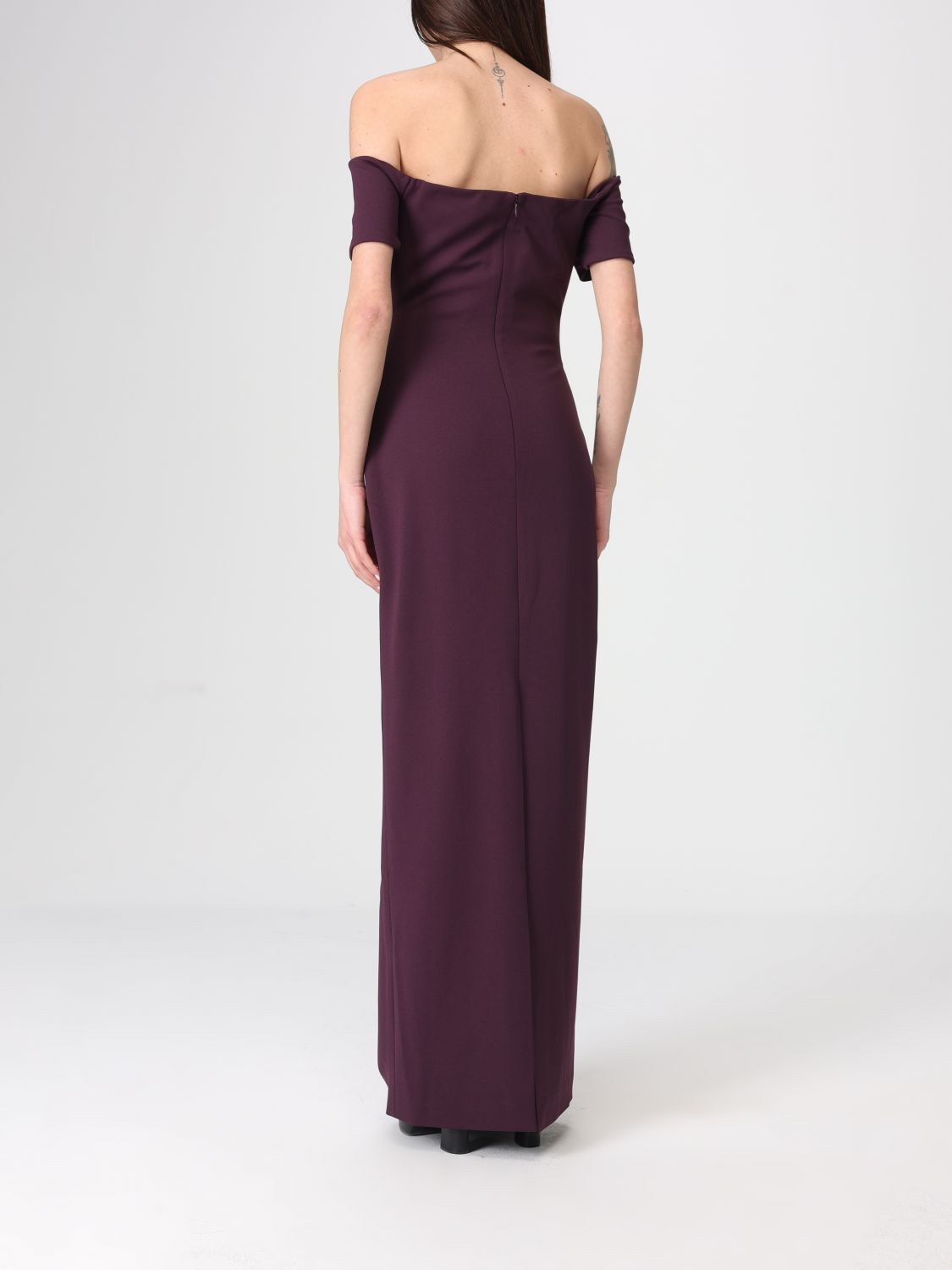 [Solace London] Sleeveless dress SS26 OS46026 PLUM