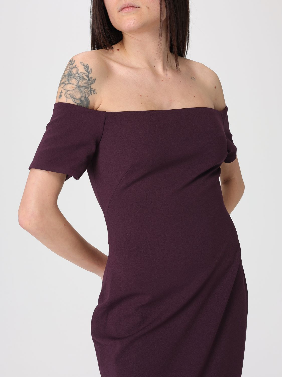 [Solace London] Sleeveless dress SS26 OS46026 PLUM