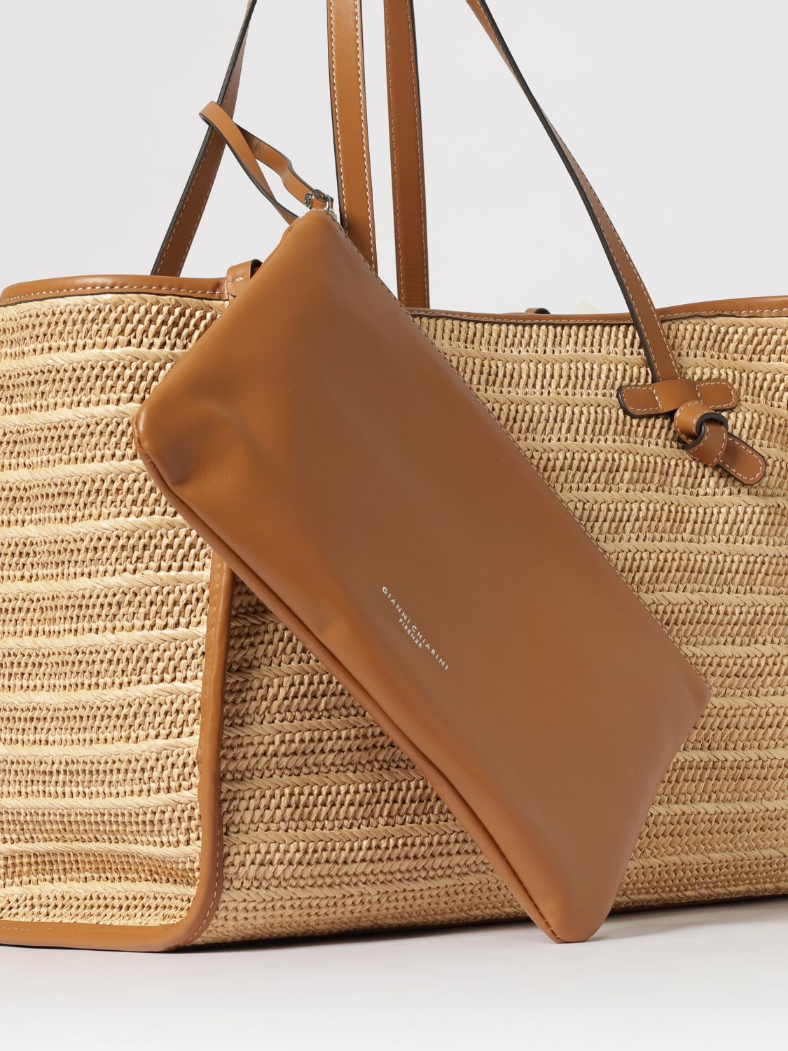 [GIANNI CHIARINI] Shoulder bag SS26 BS6850COMMRVMRK NATURALE