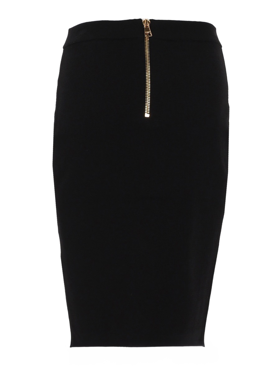 [Balmain] Midi skirt SS26 GF1LC018KJ43_0PA