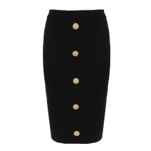 [Balmain] Midi skirt SS26 GF1LC018KJ43_0PA