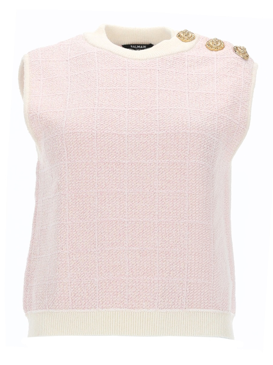 [Balmain] Tank top SS26 GF1AG850KJ48_OIB
