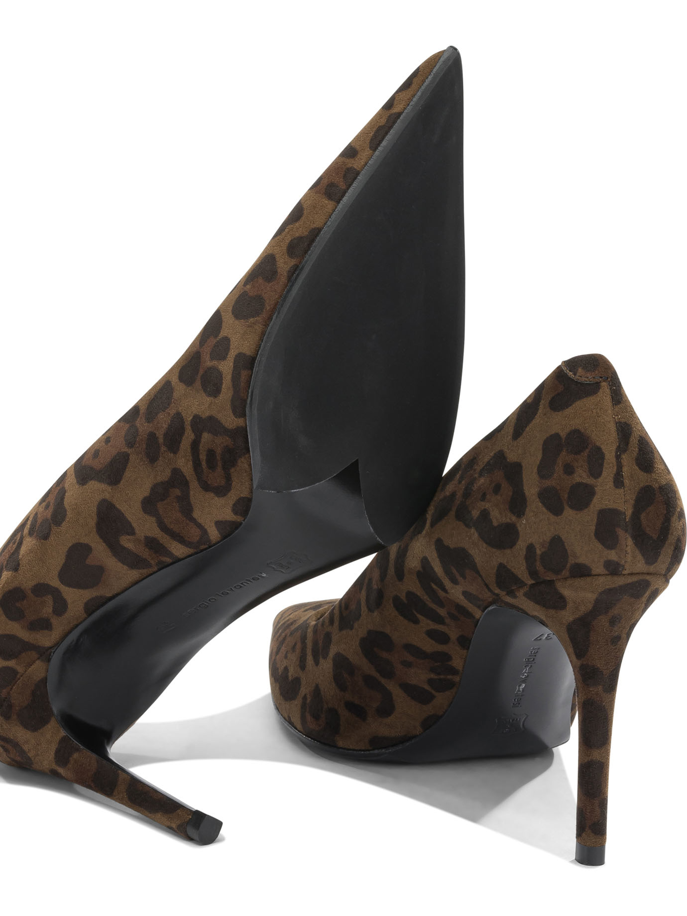 [Sergio Levantesi] Pumps SS26 DUSY6VELVET LEO BROWN