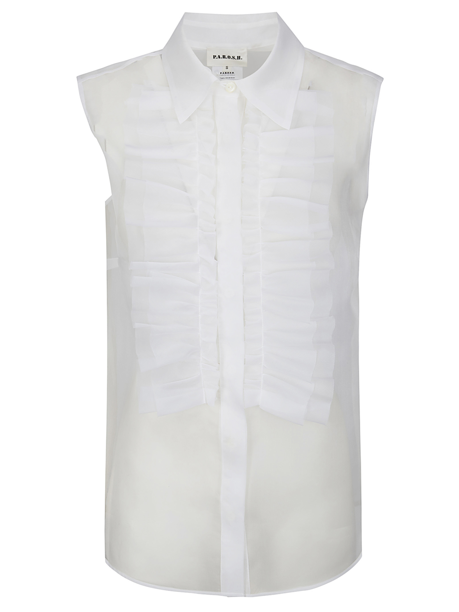 [PAROSH] Shirts Sleeveless SS26 D381289SHAKE 001