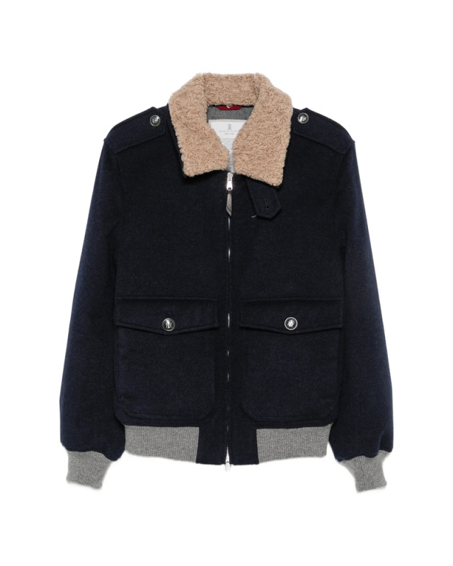 [Brunello Cucinelli] Bomber Jacket FW26 MM4006003  C406