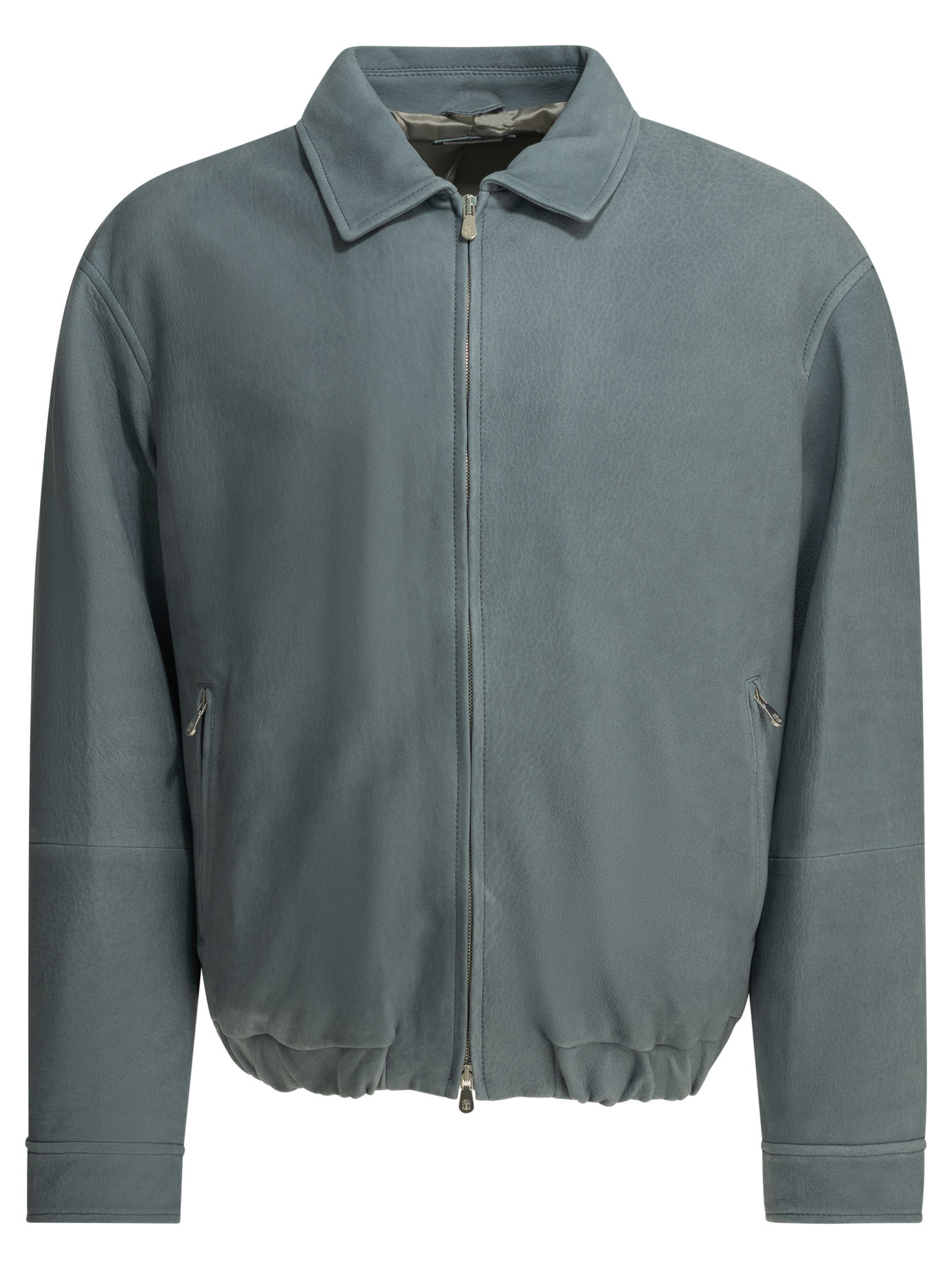 [Brunello Cucinelli] Leather Jacket SS26 MPMOP2071CLF40_X