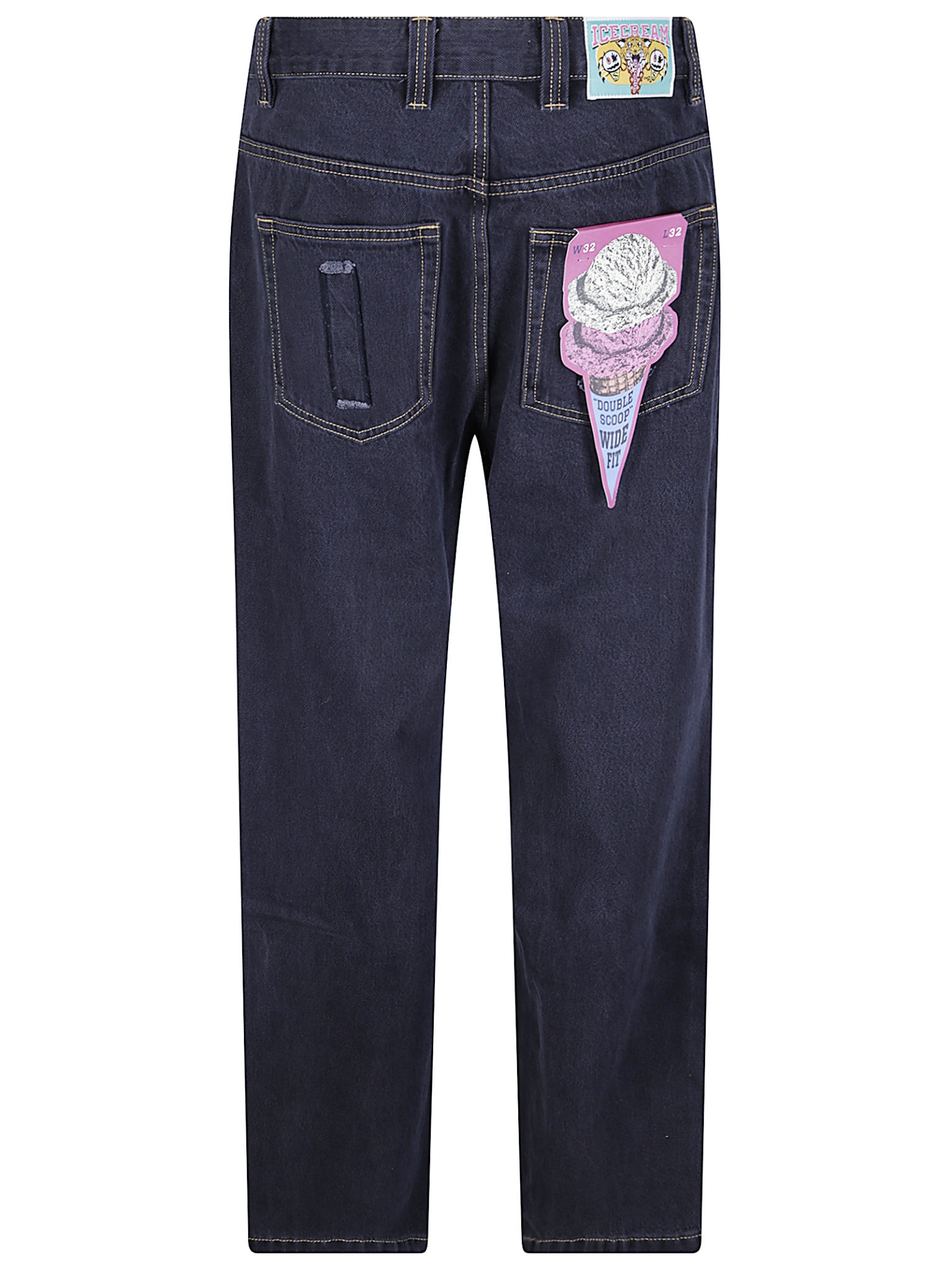 [ICECREAM] Jeans FW26 ICDP26266 BLACK