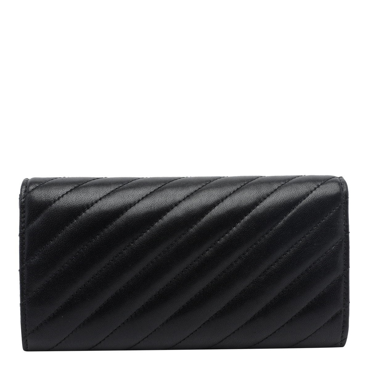 [Jimmy Choo] Wallet FW26 AVN CURVE WALLET/CHNHBUBLACK/SHINY GOLD