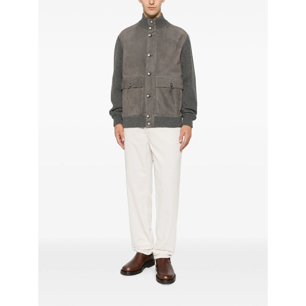 [Brunello Cucinelli] Leather Jacket FW26 MPCLF1955  CWP86