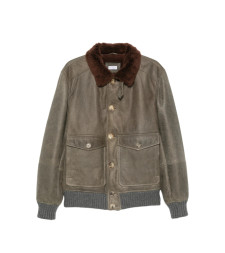 [Brunello Cucinelli] Leather Jacket FW26 MPMWT1952  CMD40