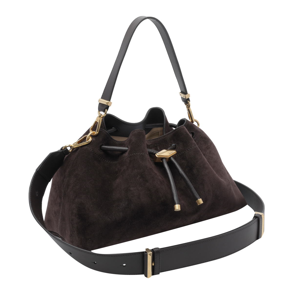 [Jimmy Choo] Shoulder bag FW26 BON BON BCKT E/WSUECOFFEE/GOLD