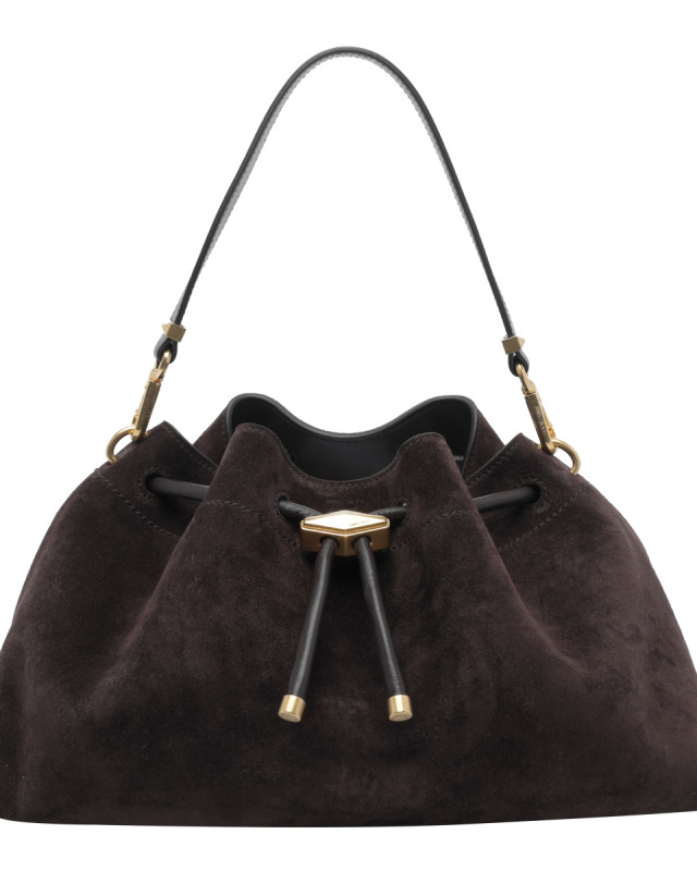 [Jimmy Choo] Shoulder bag FW26 BON BON BCKT E/WSUECOFFEE/GOLD