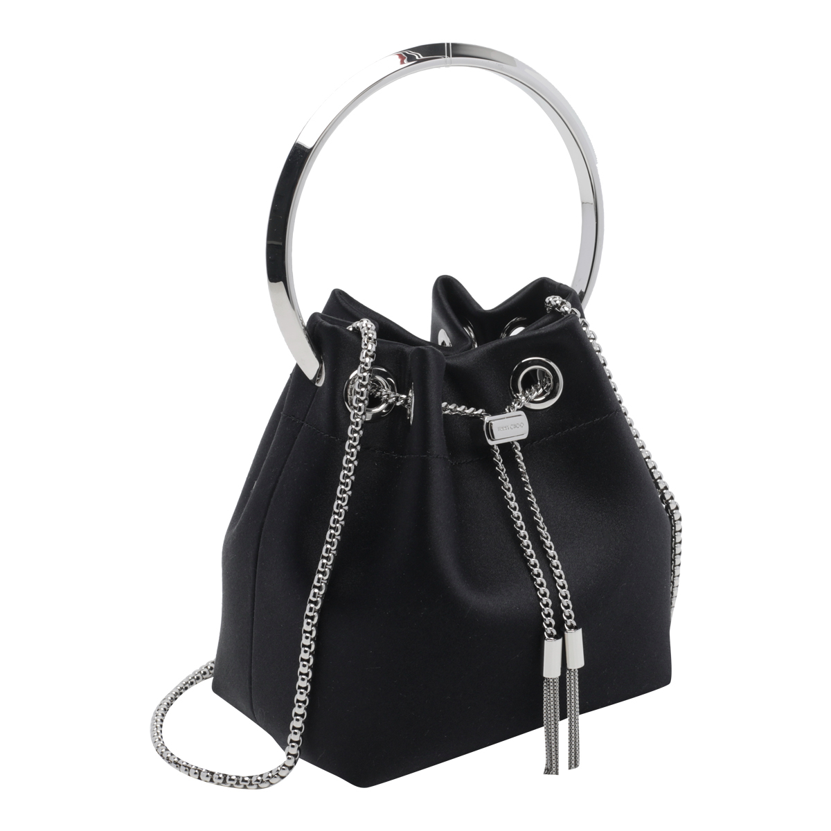 [Jimmy Choo] Tote bag FW26 BON BONFUQBLACK/SILVER
