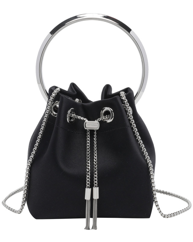 [Jimmy Choo] Tote bag FW26 BON BONFUQBLACK/SILVER