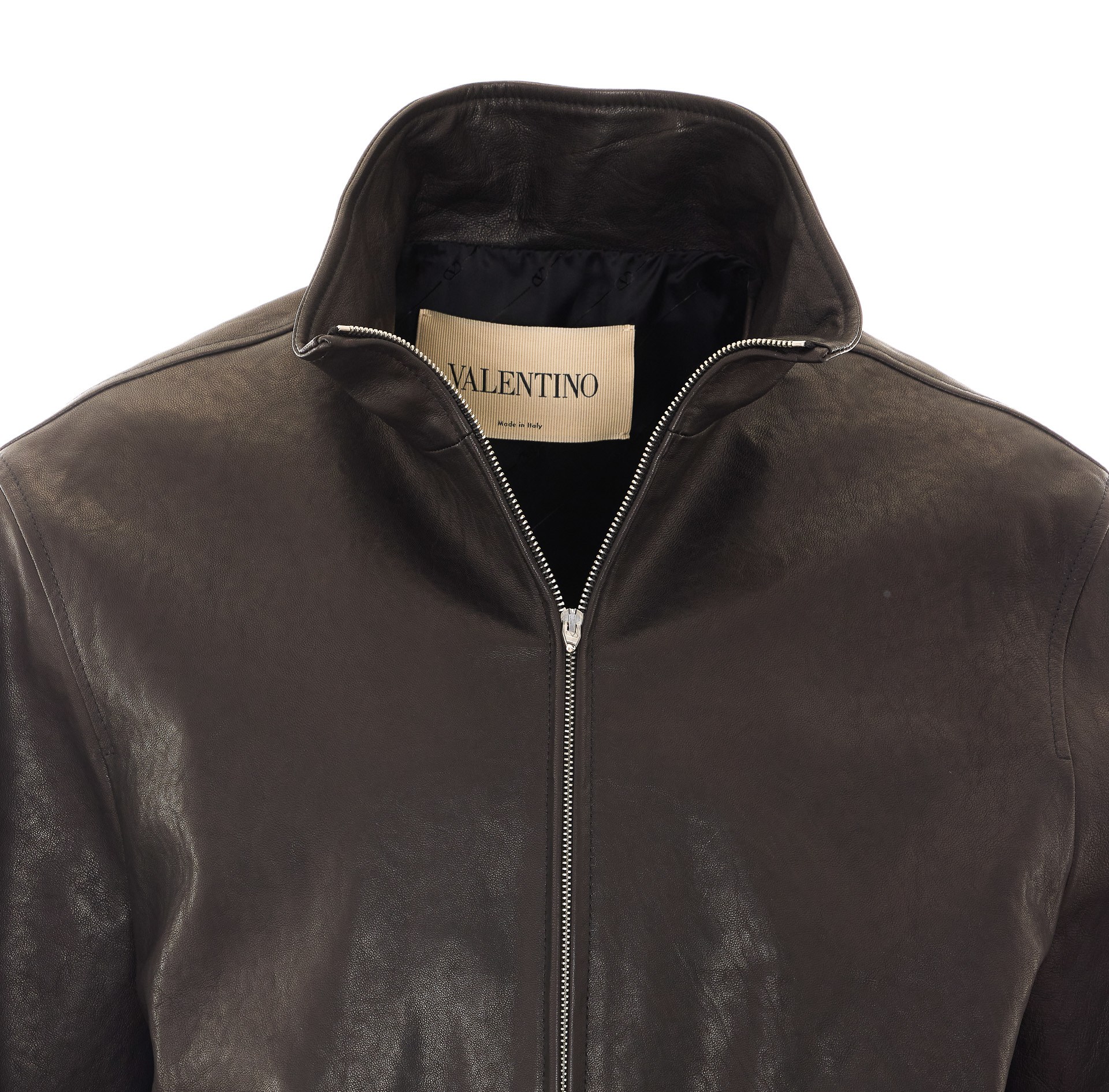 [Valentino Garavani] Leather Jacket FW26 NA03GBL00NO