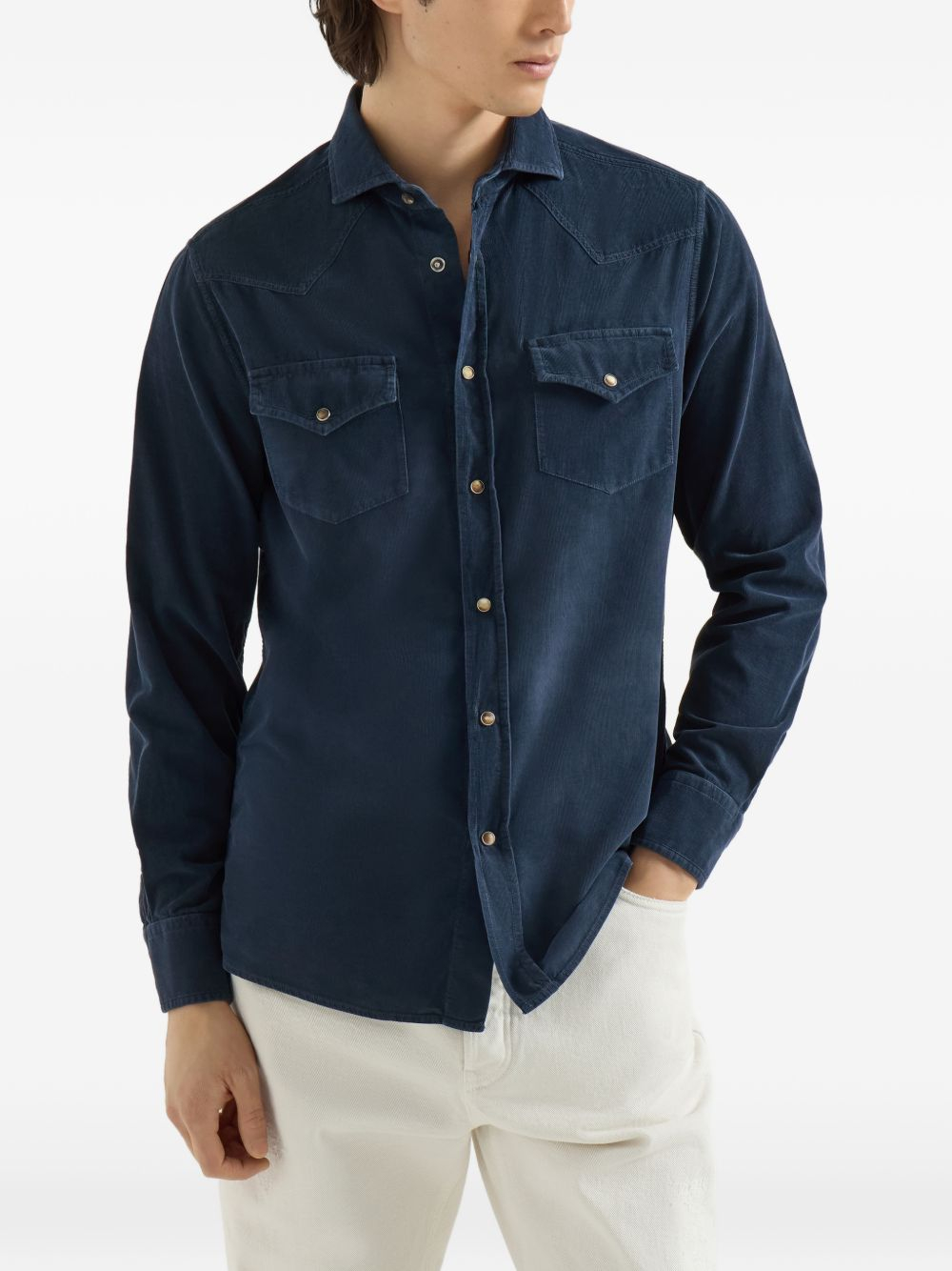 [Brunello Cucinelli] Shirts Long Sleeve FW26 ML6884008C7063