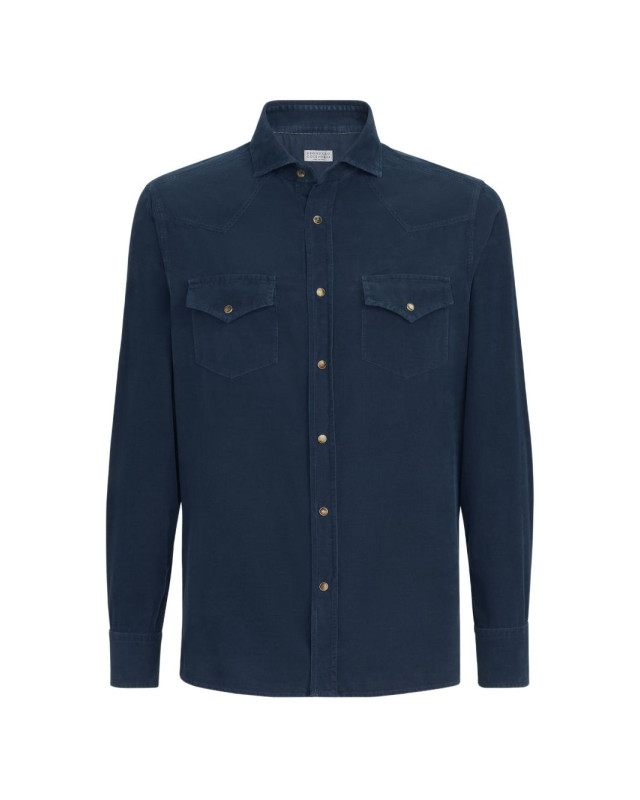 [Brunello Cucinelli] Shirts Long Sleeve FW26 ML6884008C7063
