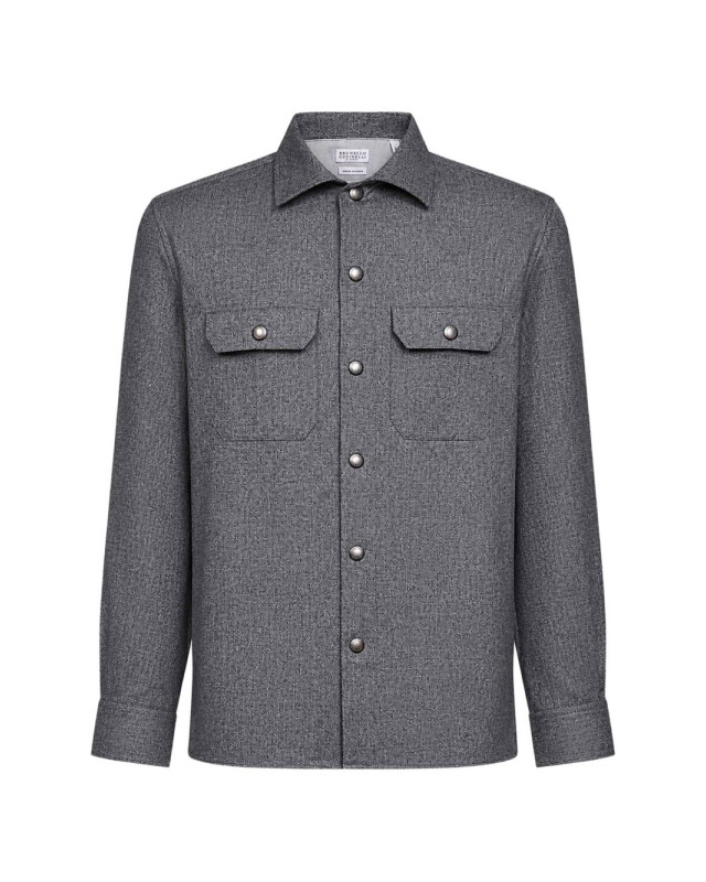 [Brunello Cucinelli] Shirts Long Sleeve FW26 MY6660721C002