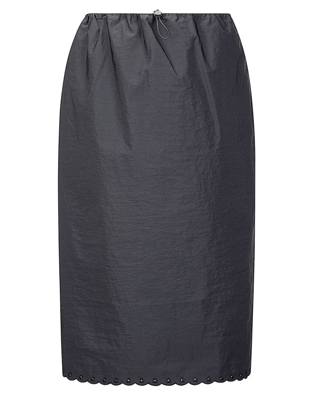 [Cecilie Bahnsen] Long skirt SS26 126RTW17004 BLACK