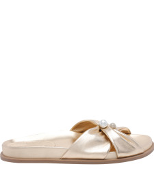 [Jimmy Choo] Sandals FW26 RAFI FLATMNAGOLD