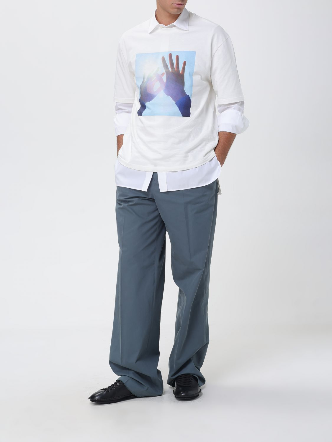 [Jil Sander] Shirts Long Sleeve SS26 J21DL0263J45342 100