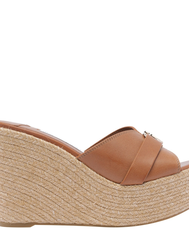 [Jimmy Choo] Sandals FW26 LEDA WEDGE 100FDZTAN/GOLD