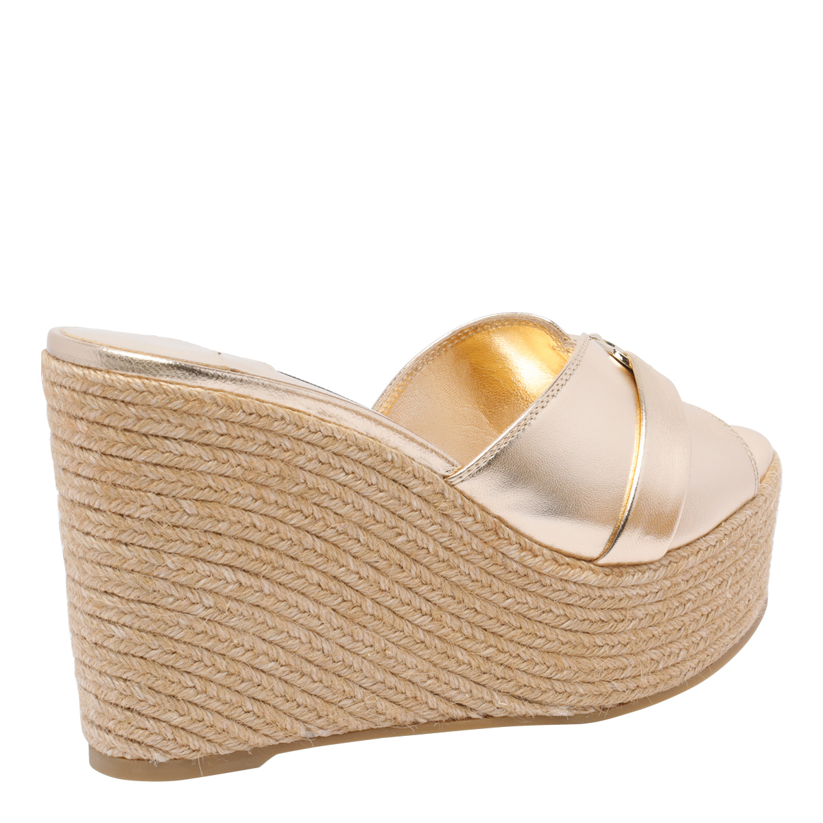 [Jimmy Choo] Sandals FW26 LEDA WEDGE 100MJHGOLD