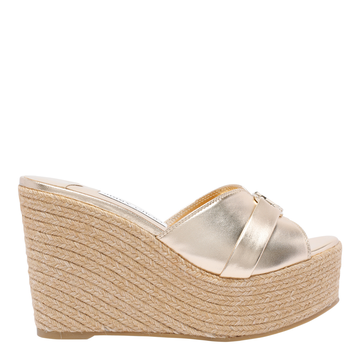 [Jimmy Choo] Sandals FW26 LEDA WEDGE 100MJHGOLD