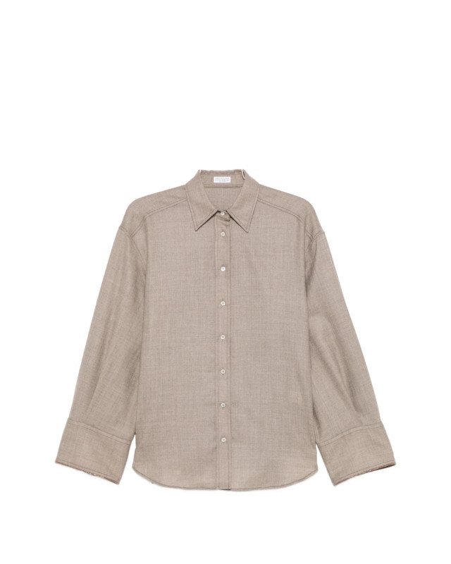 [Brunello Cucinelli] Shirts Long Sleeve FW26 MP550M1M06C1418