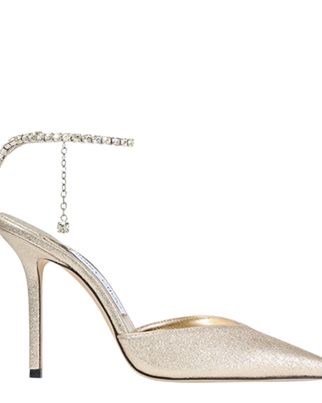 [Jimmy Choo] Pumps FW26 SAEDA 100DQMPLATINUM/CRYSTAL