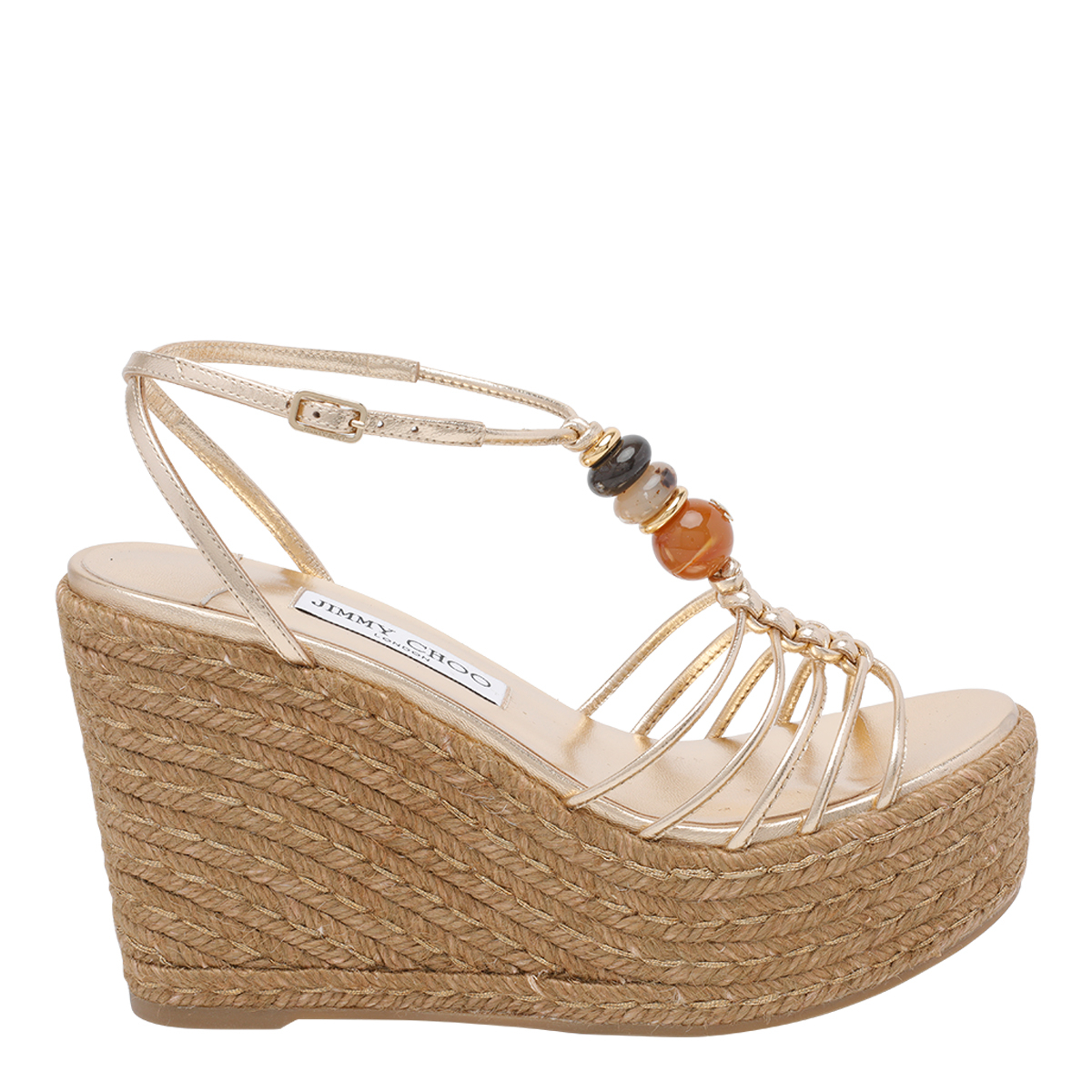[Jimmy Choo] Sandals FW26 LEMI WEDGE 100IPRGOLD MIX
