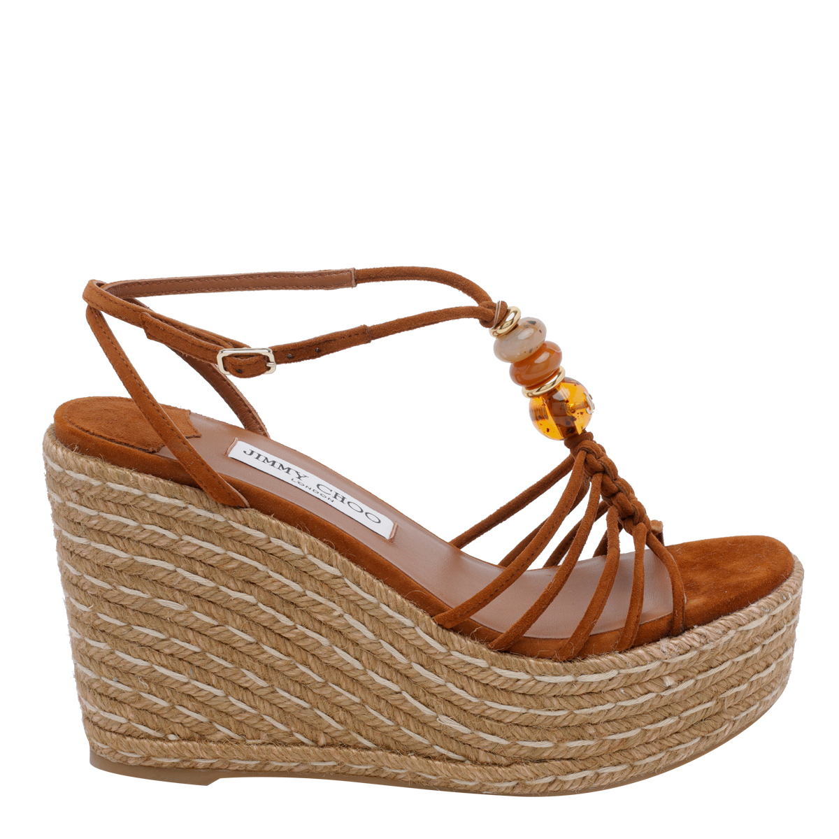 [Jimmy Choo] Sandals FW26 LEMI WEDGE 100IPVTAN MIX