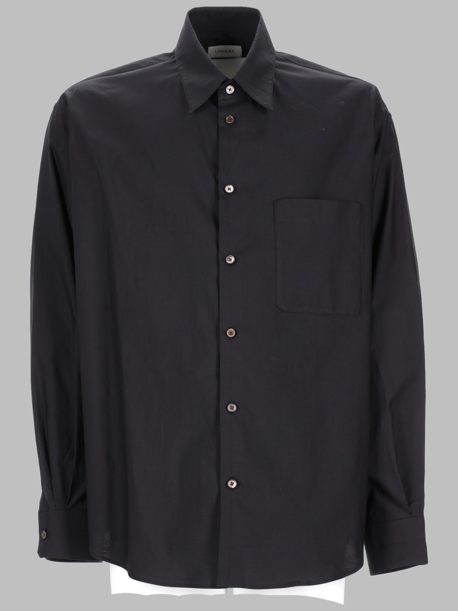 [LEMAIRE] Shirts Long Sleeve SS26 SH1236_LF1500BK998