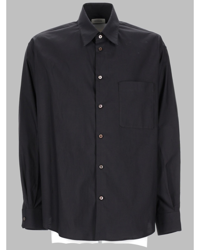 [LEMAIRE] Shirts Long Sleeve SS26 SH1236_LF1500BK998