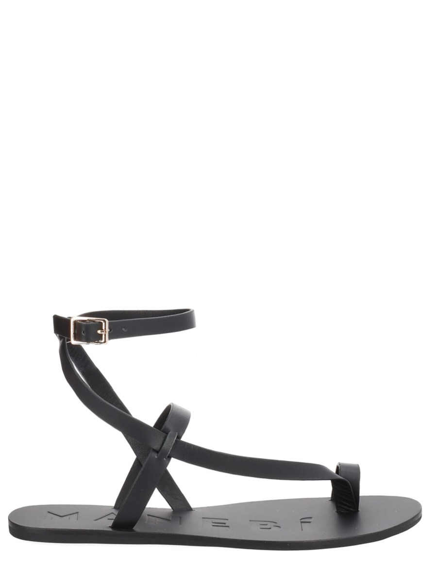 [MANEBI] Sandals SS26 I1.8Y0_BLACK