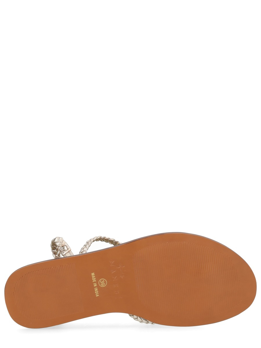 [MANEBI] Flat shoes SS26 Q4.4Y0_PLATINUM