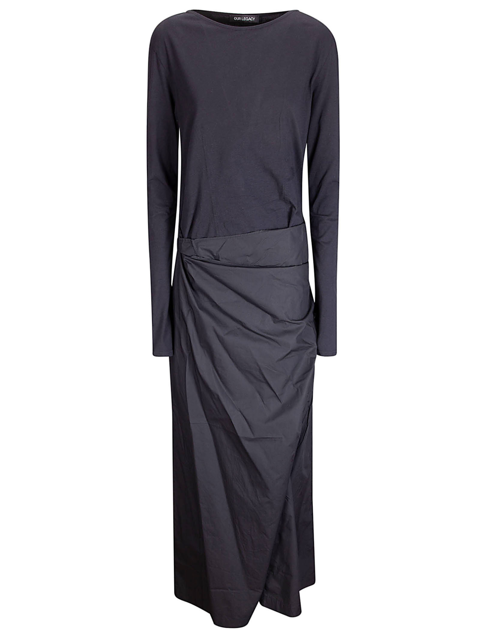 [Our Legacy] Long sleeve dress SS26 W2267TVB VOIDBLACK