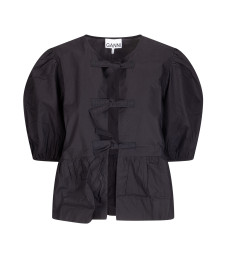 [GANNI] Shirts Short Sleeve SS26 F7364 099