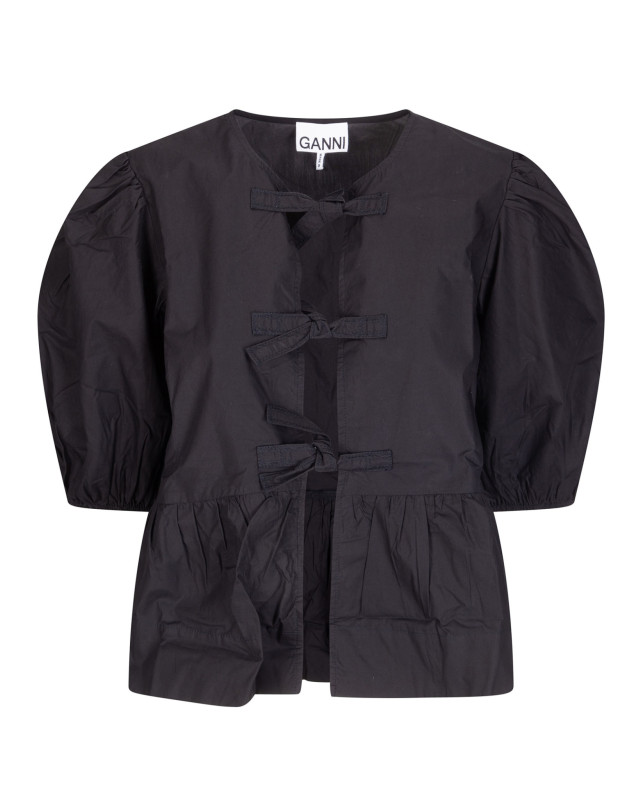 [GANNI] Shirts Short Sleeve SS26 F7364 099