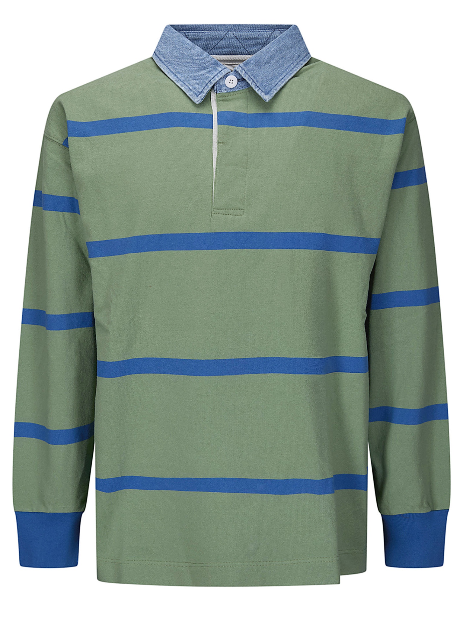 [GRAMICCI] Shirts Long Sleeve SS26 G6SMJ059 OLIVE/BLUE