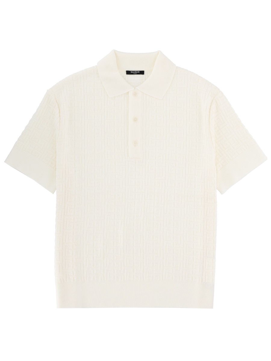 [Balmain] Shirts Short Sleeve SS26 GH1GB044KI03_0KA