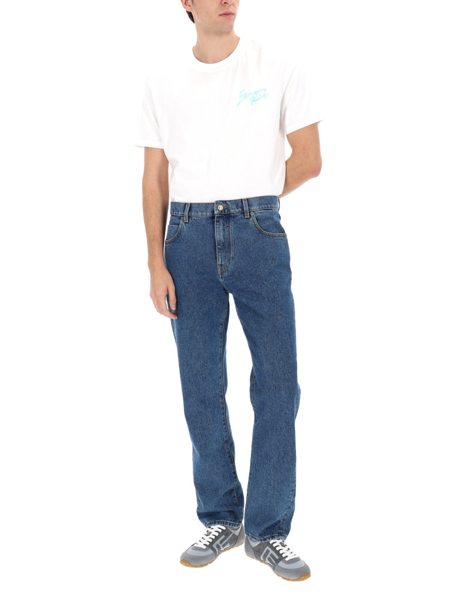 [Balmain] Jeans SS26 GH1MI043DG08_6EX