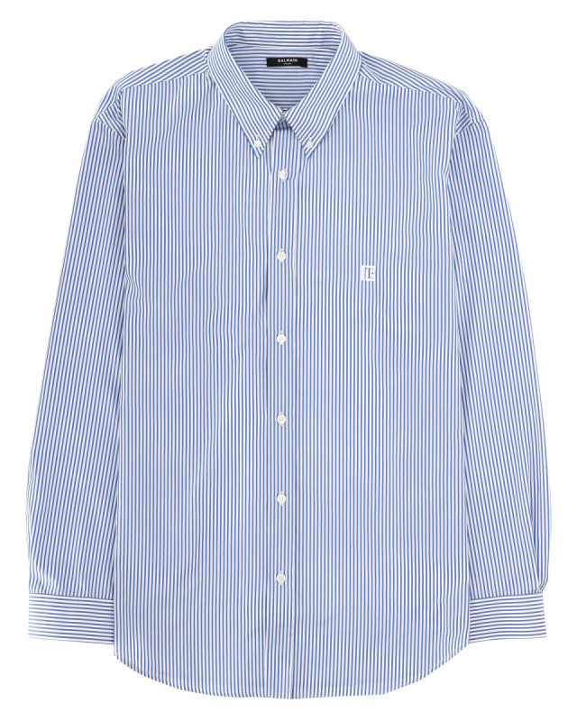 [Balmain] Shirts Long Sleeve SS26 GH1HS496CG38_SAB