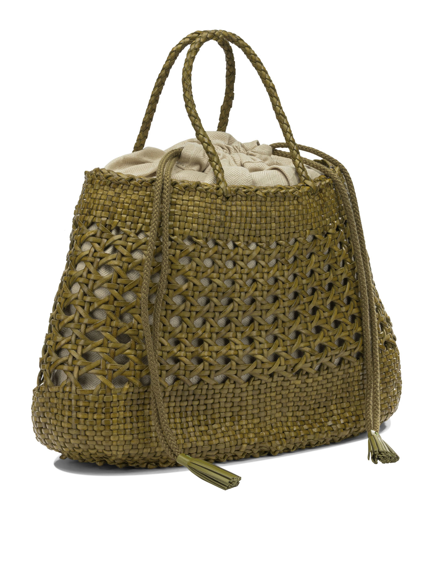 [DRAGON DIFFUSION] Tote bag SS26 8881BAMBOO GREEN