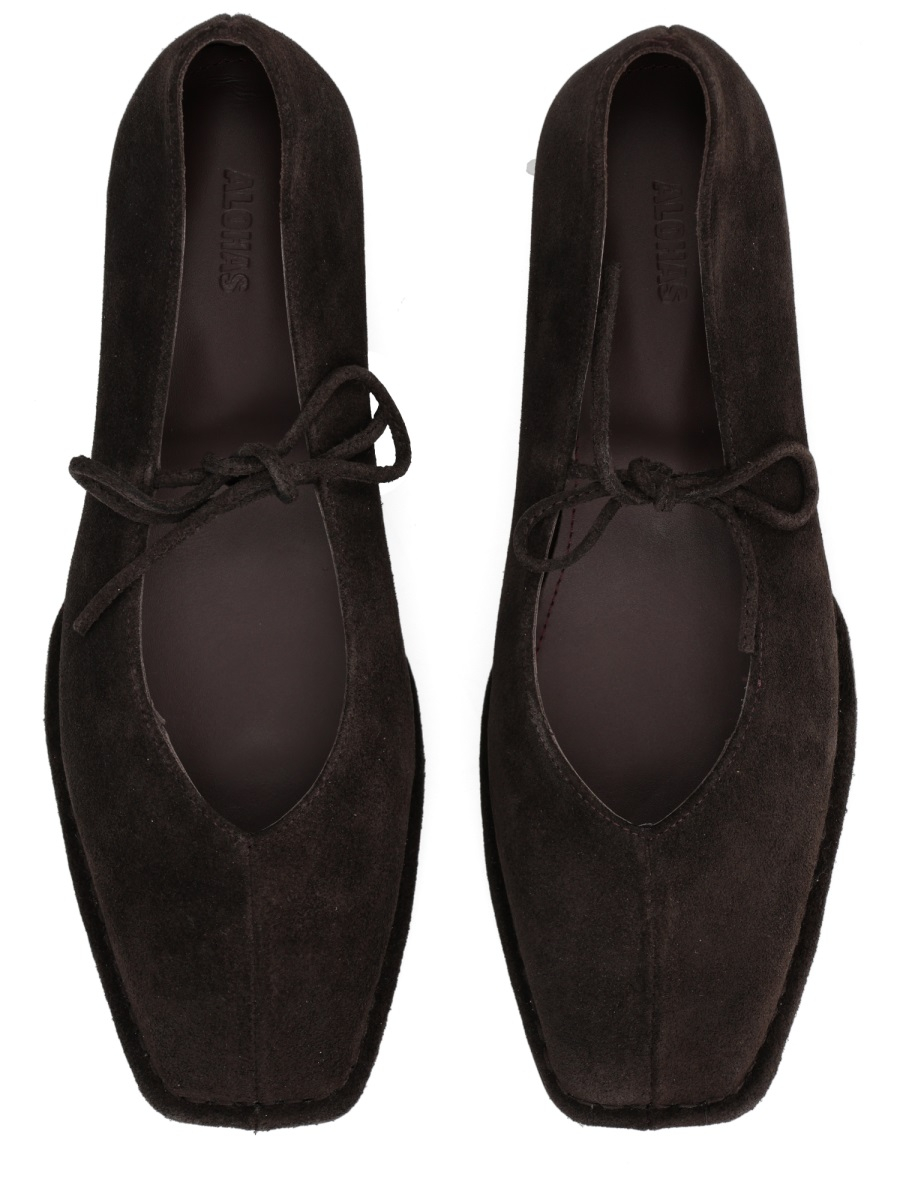 [ALOHAS] Flat shoes SS26 S100946-01_WSAYSUEDECOFFEE